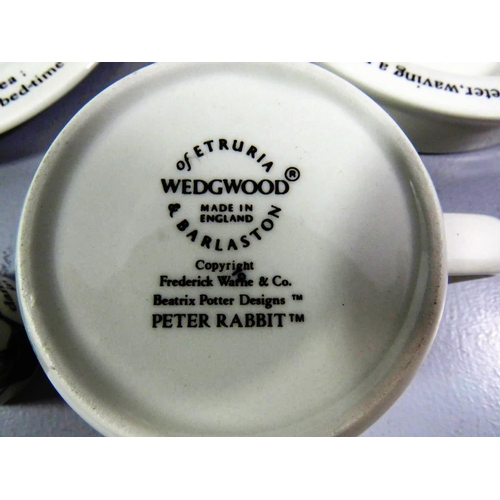 214 - WEDGEWOOD PETER RABBIT NURSERY SET