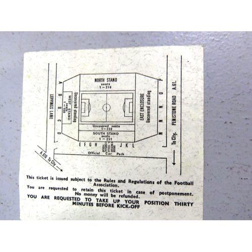 359 - 1966 QUARTER FINAL STUBBS SHEFFIELD WEDNESDAY FC