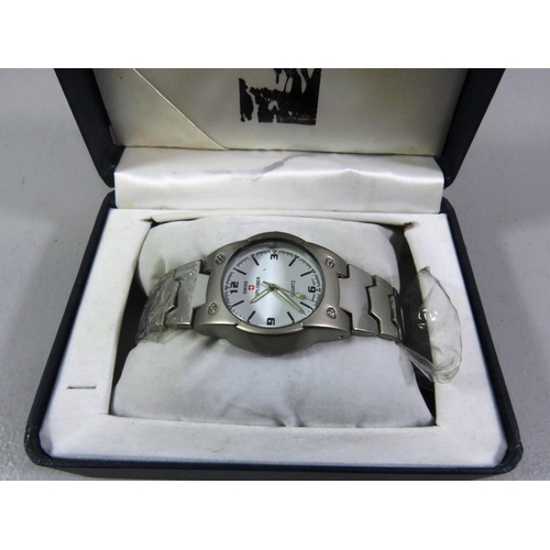 403 - SWISS EXPLORER WATCH - BOXED