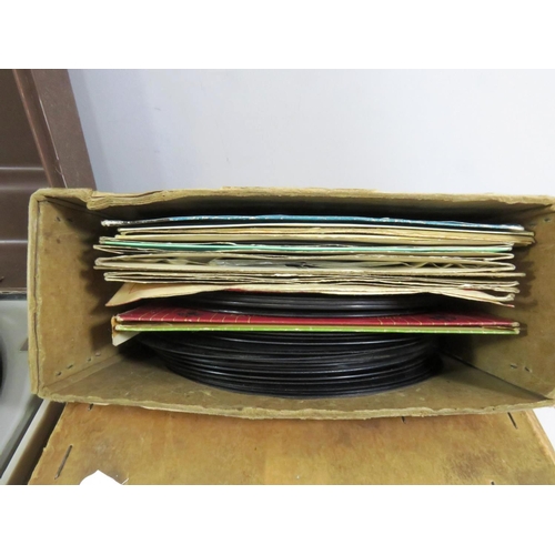 510 - PORTABLE RECORD PLAYED AND RECORDS IN WORKING ORDER