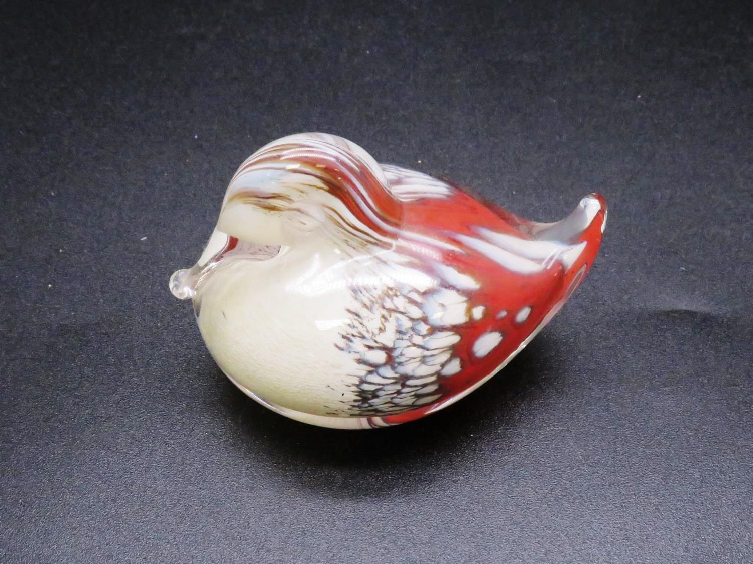 er mere end Encommium TVstation ART GLASS DUCK PAPERWEIGHT BY SELKIRK GLASS SCOTLAND