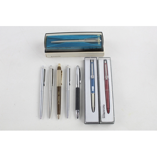 60 - 8 x Assorted Ballpoint / Biro PENS Inc Boxed, Parker, Papermate Etc