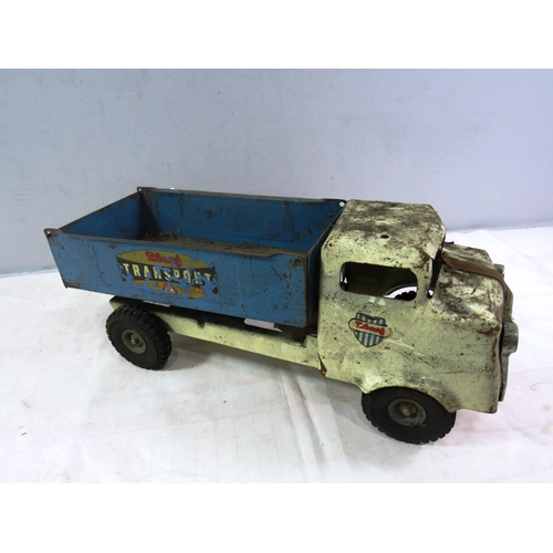 203 - VINTAGE TINPLATE TRIANG TRANSPORT WAGON