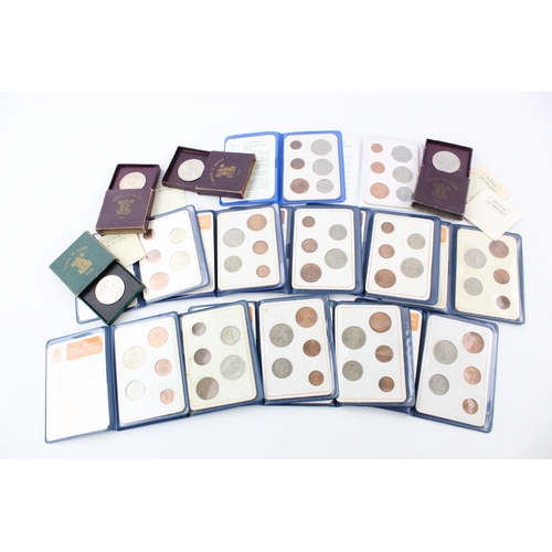 8 - 16 x Decimal Coin Sets w/ Certificates Inc Festival of Britain, Isle of Man