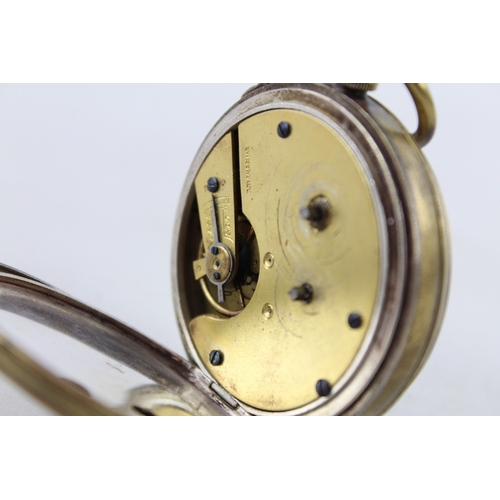 13 - Vintage Gents Seconds Chronograph POCKET WATCH Key-Wind WORKING Brass Case 120g