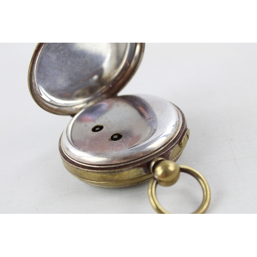 13 - Vintage Gents Seconds Chronograph POCKET WATCH Key-Wind WORKING Brass Case 120g