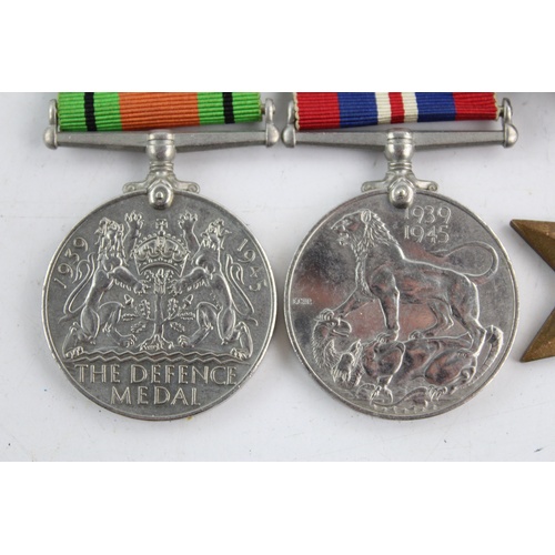 136 - 4 x WW2 MEDALS w/ Original Ribbons Inc Burma Star Etc