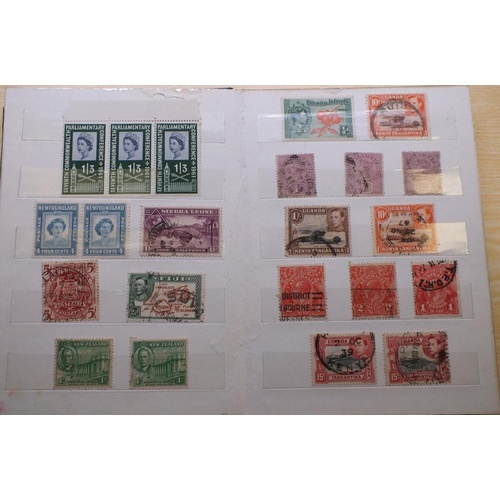 164 - OLD STAMP ALBUM, OLD BRITISH COLONIAL, VICTORIA ETC