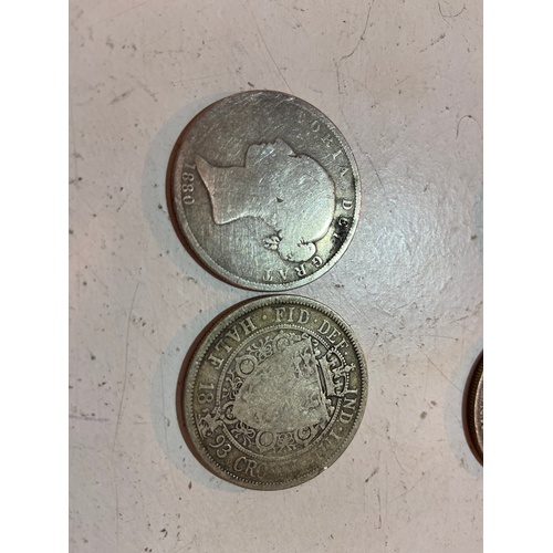 125 - 6 Pre 1920 Sil.ver Halfcrown Coins- 82g