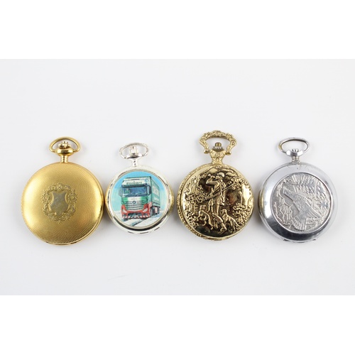 45 - 6 x Vintage Gents POCKET WATCHES Hand-Wind Inc Ingersoll, Sekonda Etc