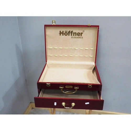 414 - HOFFNER SALESMANS GOODS DISPLAY CASE