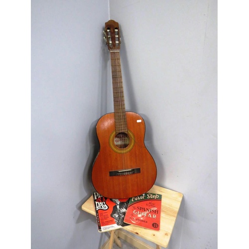 443 - PALMA GUITAR MODEL 580 AND COLLECTABLE MUSIC BOOKS