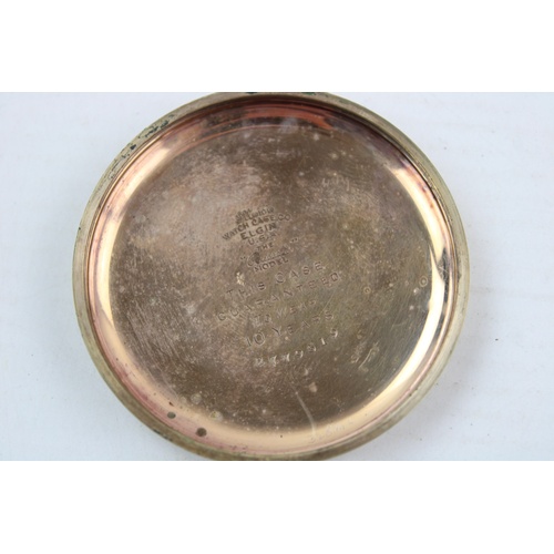 9 - Vintage Gents THOMAS RUSSELL & SON Liverpool Gold tone POCKET WATCH Hand-Wind