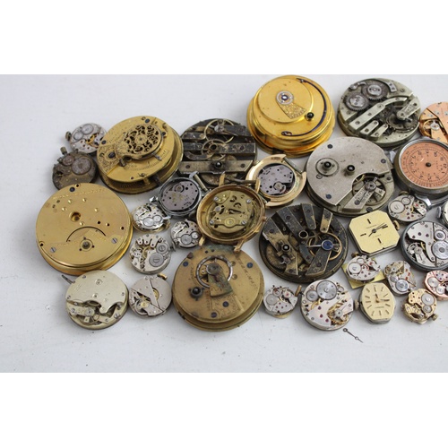 16 - 40 x Antique / Vintage WRISTWATCH MOVEMENTS /Part Movements Hand-Wind & Key-Wind