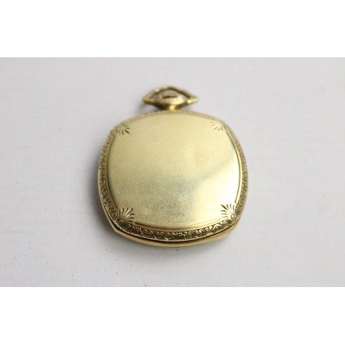 30 - Vintage Gents c.1930's ELGIN Gold Tone POCKET WATCH Hand-Wind 17 Jewel Movement