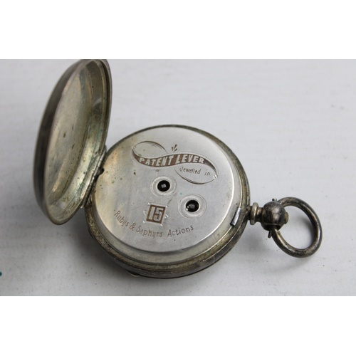 139 - Vintage RAILWAY Regulator Stamped .999 Fine SILVER Pocket Watch Key-Wind (102g)