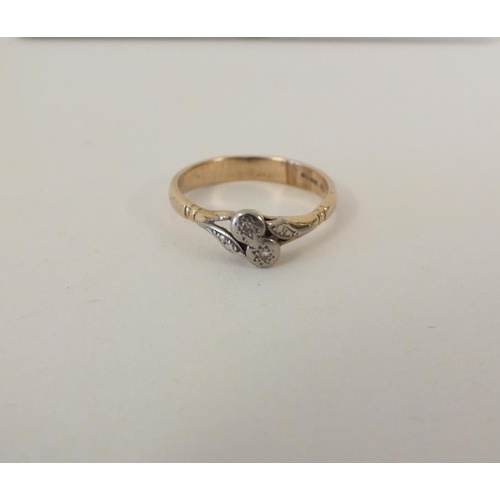 224 - 9ct GOLD RING 2.5g, SIZE Q