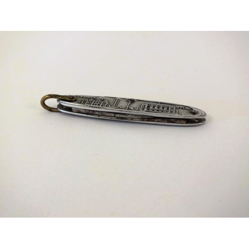 237 - VINTAGE SOUVENIR POCKET KNIFE, PARIS EIFFEL TOWER, ARC DE TRIOMPHE FRANCE