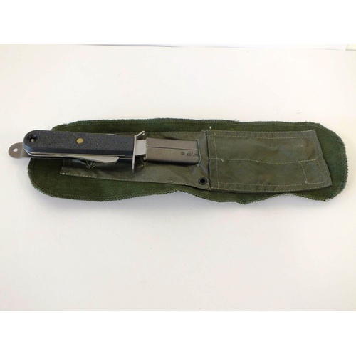 292 - MILITARY 1988 ISSUE KNIFE IN SHEATH