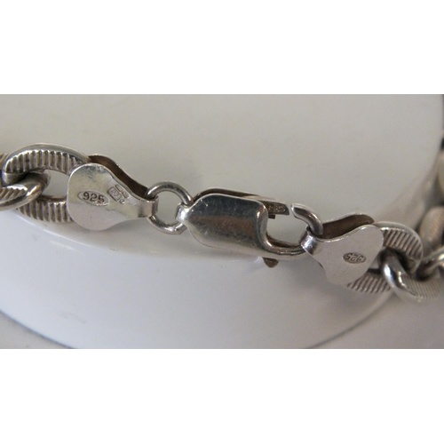 206 - VINTAGE 925 SILVER BRACELET 7.5inch, weight 24g