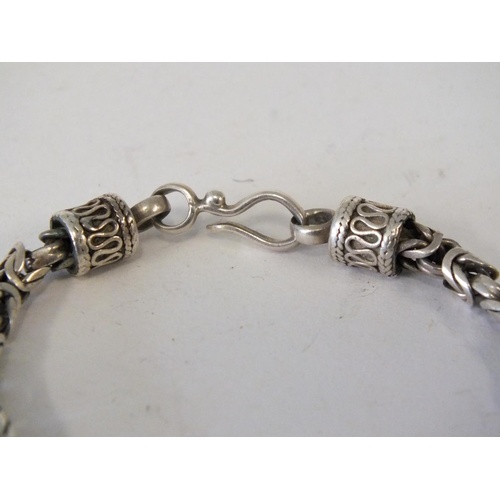 257 - 925 SILVER BYZANTINE BRACELET 8