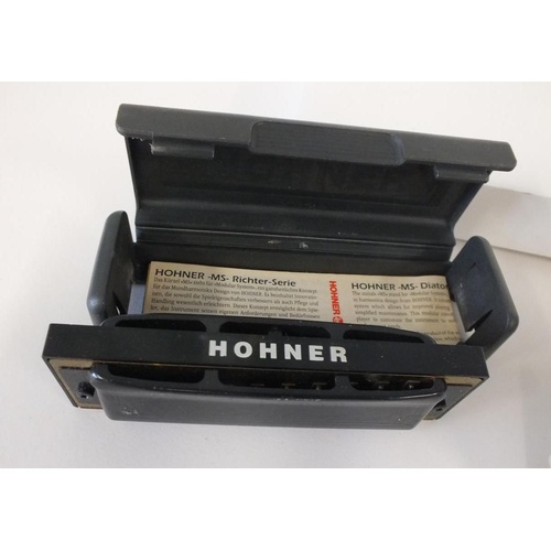 271 - THREE VINTAGE BOXED HOHNER HARMONICA