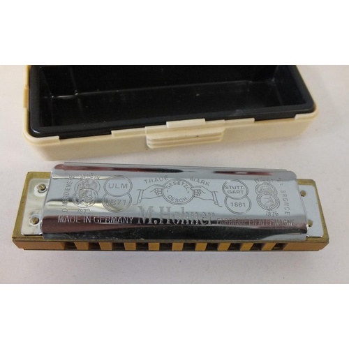 271 - THREE VINTAGE BOXED HOHNER HARMONICA