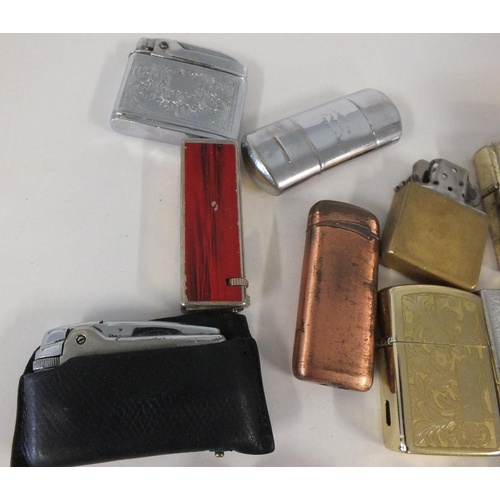 290 - TWENTY VINTAGE AND RETRO CIGARETTE LIGHTERS