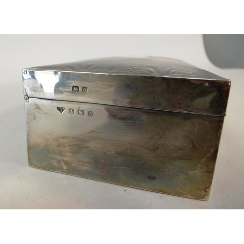 296 - LARGE SILVER HALLMARKED BOX