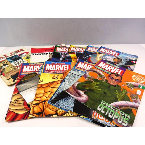 452 - TEN MARVEL AND OTHER MAGAZINES