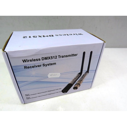 455 - WIRELESS TRANSMITTER RECEIVER SYSTEM - BOXED AND NEW