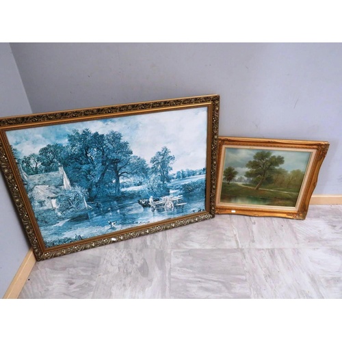 477 - TWO GILT FRAMED PRINTS