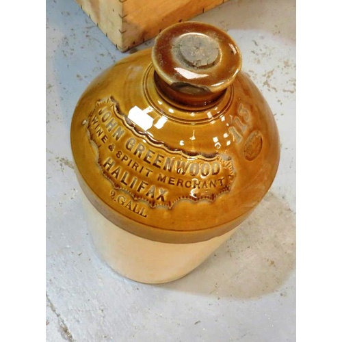 478 - JOHN GREENWOOD HALIFAX TWO GALLONS COLLECTABLE BOTTLE