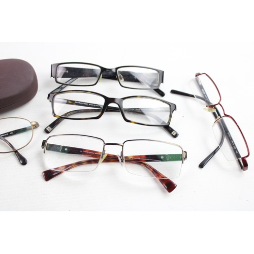 83 - 5 x Assorted BRANDED GLASSES / SPECTACLES Inc Fcuk, Armani, Moschino, Polo