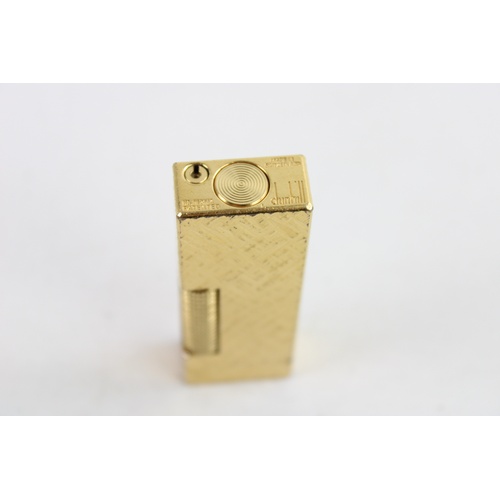 95 - Vintage DUNHILL Gold Plated Rollagas CIGARETTE LIGHTER (75g)