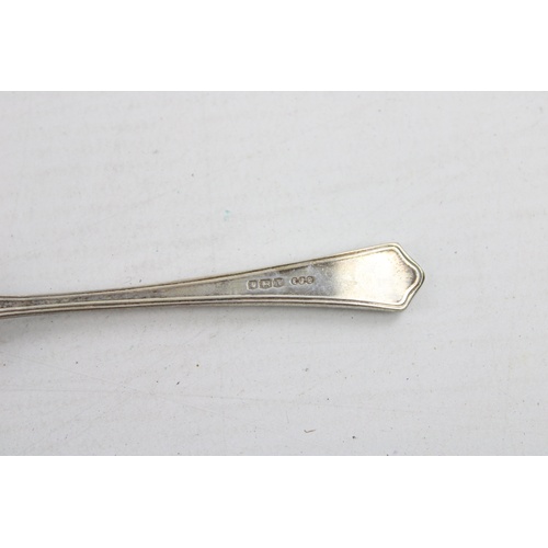 26 - 6 x Vintage Hallmarked 1943 Sheffield STERLING SILVER Teaspoons (73g)