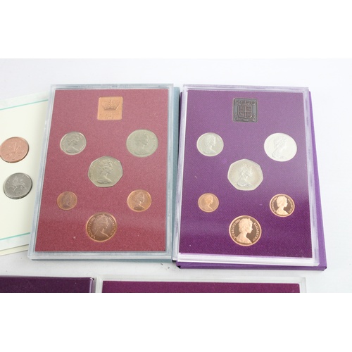 31 - 4 x Vintage ROYAL MINT GB & Northern Ireland Un-Circulated Coin Sets 1970-1996