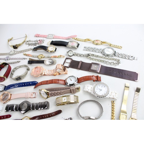 113 - 40 x Assorted Vintage Ladies QUARTZ Wristwatches Inc. Seiko, Accurist Etc