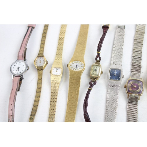 115 - 20 x Vintage Ladies PENDANT / WRISTWATCHES Hand-Wind Inc. Seiko, Rado Etc