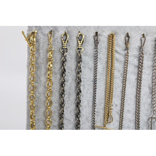 126 - 20 x Antique Gents JEWELLERY Inc.Watch Chain, Dog Clips, T Bar, Decorative(390g)