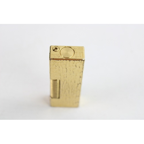 149 - Vintage DUNHILL Gold Plated Rollagas CIGARETTE LIGHTER (75g)