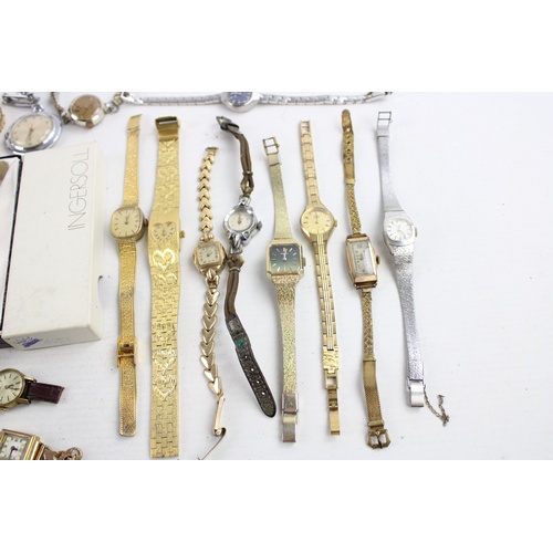 151 - 25 x Vintage Ladies FOB / PENDANT & WRISTWATCHES Hand-Wind Inc. Wristwatch Heads