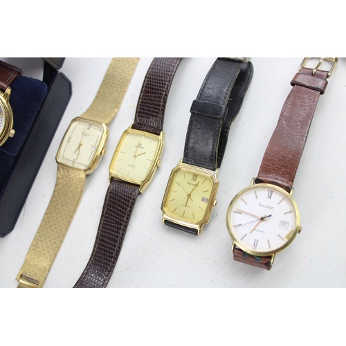 78 - 8 x Assorted Gents Quality QUARTZ Wristwatches Inc. Swatch Irony, Seiko Etc