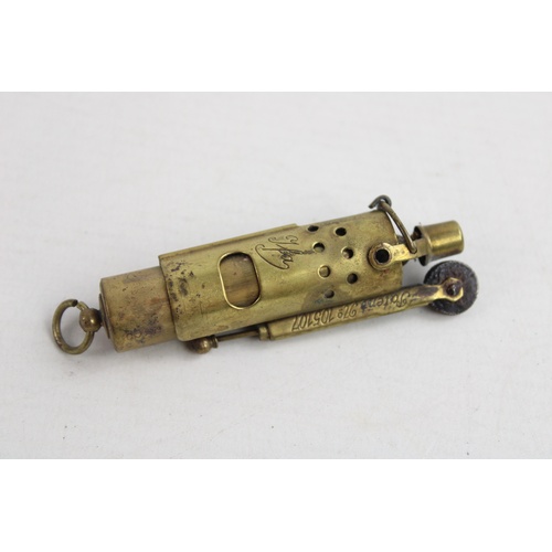 13 - Vintage JMCO Brass Cigarette LIGHTER Made IN Austria Patent No. 105107