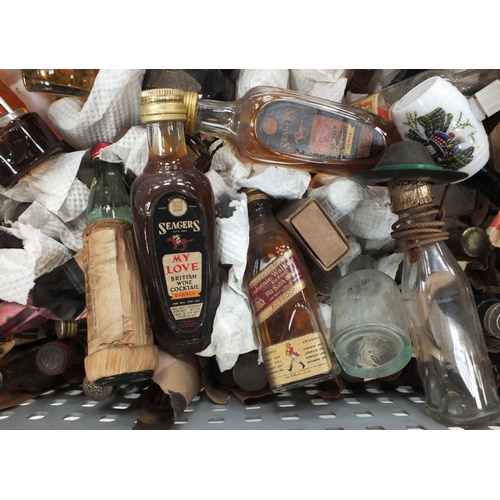 161 - JOBLOT OF MINIATURE BOTTLES OF SPIRITS