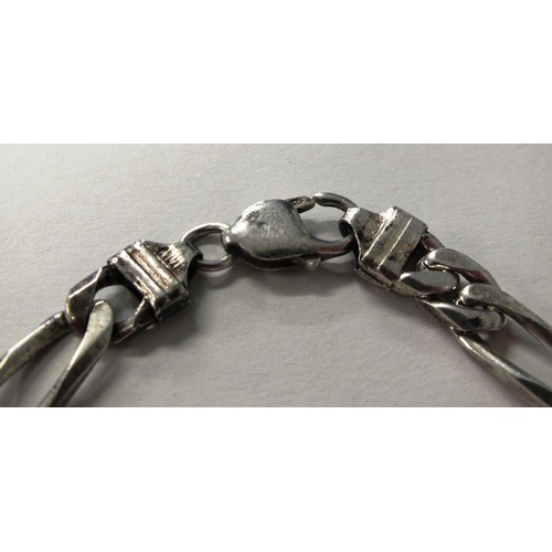 238 - VINTAGE STERLING SILVER IDENTITY BRACELET 9