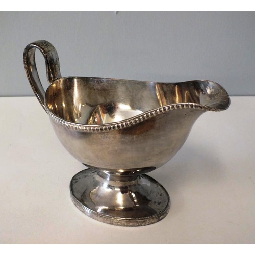 247 - VINTAGE PAIR OF SILVER PLATED SAUCE BOATS