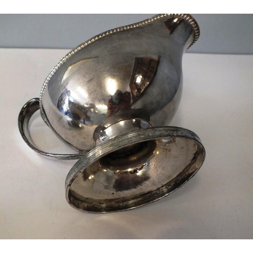 247 - VINTAGE PAIR OF SILVER PLATED SAUCE BOATS