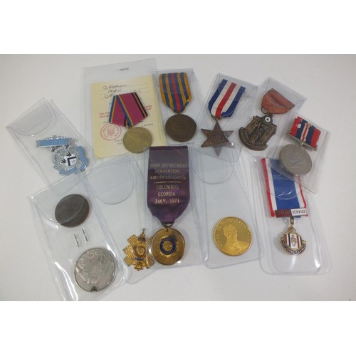 93 - TWELVE VARIOUS MEDALS INCLUDING WWII