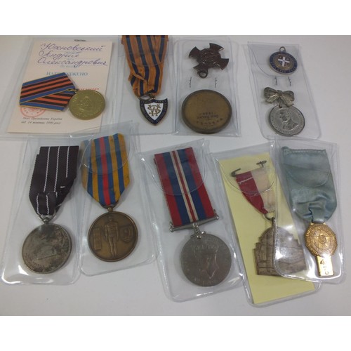 97 - ELEVEN VARIOUS MEDALS INCLUDING WWII